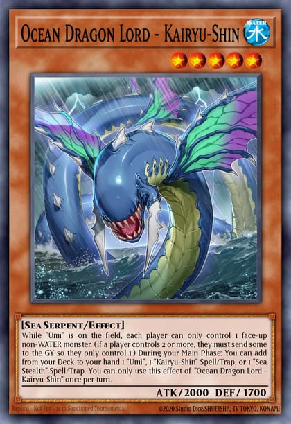 Ocean Dragon Lord - Kairyu-Shin, Legendary Duelists: Duels From the Deep LED9-EN017