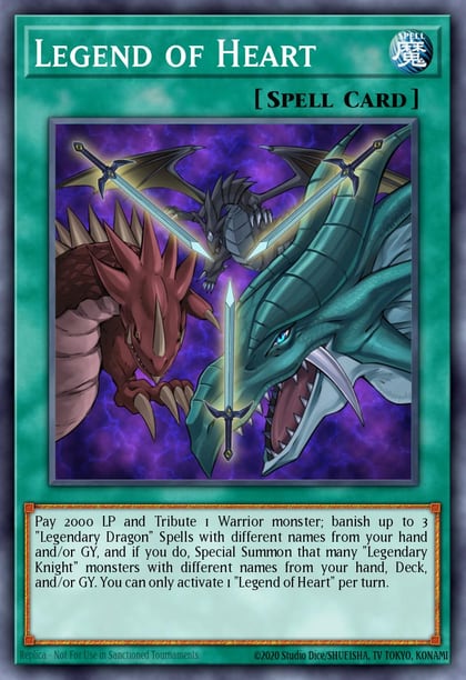 Legend of Heart, Legendary Dragon Decks LEDD-ENA24
