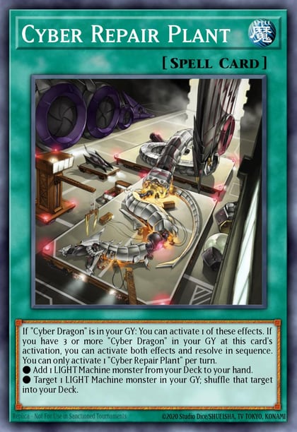Cyber Repair Plant (UR), Legendary Dragon Decks LEDD-ENB12