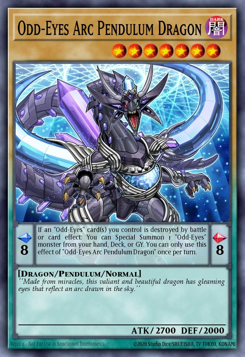 Odd-Eyes Arc Pendulum Dragon, Legendary Dragon Decks LEDD-ENC00
