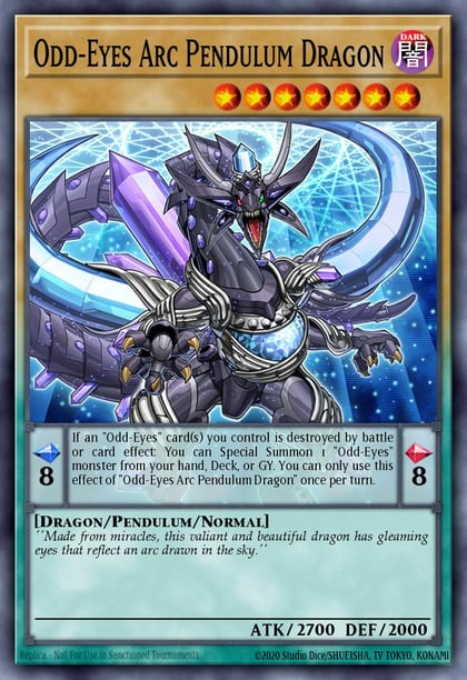 Odd-Eyes Arc Pendulum Dragon, Legendary Dragon Decks LEDD-ENC00