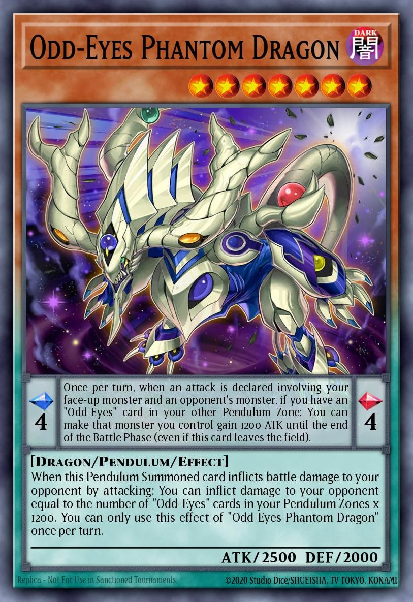 Odd-Eyes Phantom Dragon, Legendary Dragon Decks LEDD-ENC03