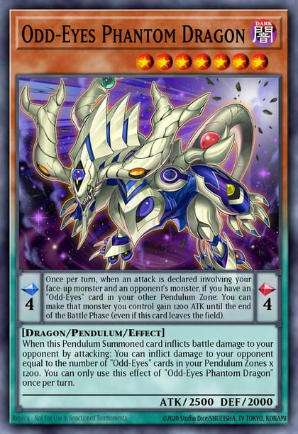 Odd-Eyes Phantom Dragon, Legendary Dragon Decks LEDD-ENC03