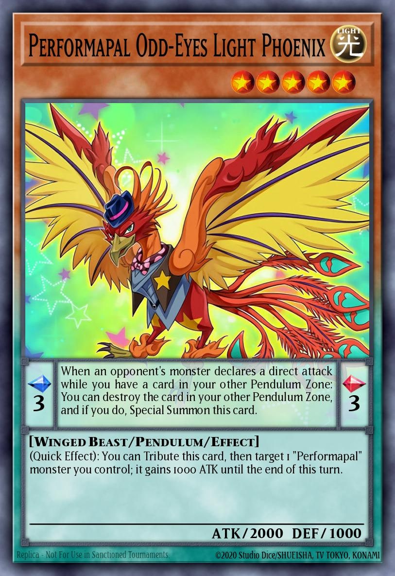 Performapal Odd-Eyes Light Phoenix, Legendary Dragon Decks LEDD-ENC06