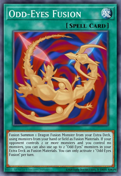 Odd-Eyes Fusion, Legendary Dragon Decks LEDD-ENC14
