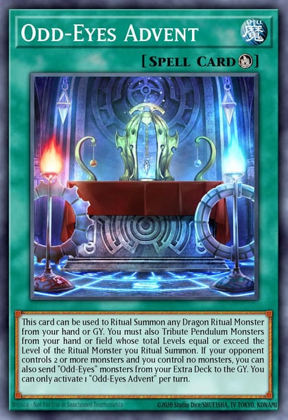 Odd-Eyes Advent, Legendary Dragon Decks LEDD-ENC15