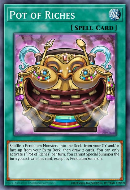 Pot of Riches, Legendary Dragon Decks LEDD-ENC20