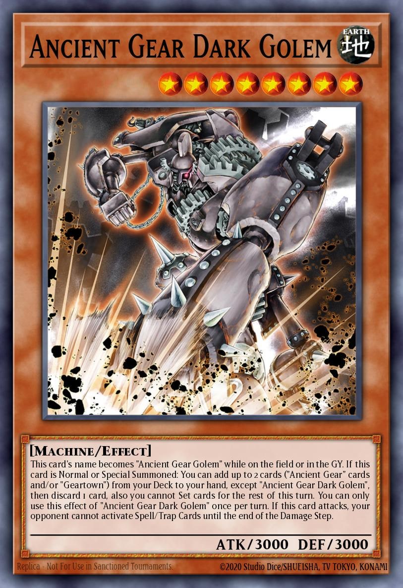 Ancient Gear Dark Golem, Legacy of Destruction LEDE-EN006