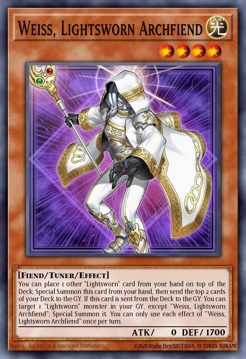 Weiss, Lightsworn Archfiend, Legacy of Destruction LEDE-EN024