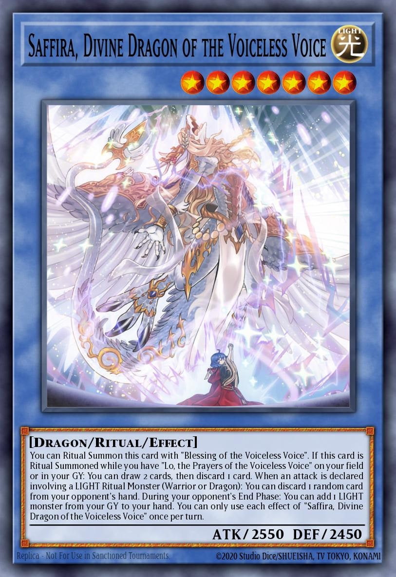 Saffira, Divine Dragon of the Voiceless Voice, Legacy of Destruction LEDE-EN034