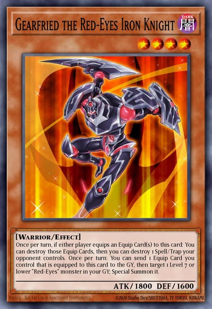 Gearfried the Red-Eyes Iron Knight, Legendary Duelists LEDU-EN002