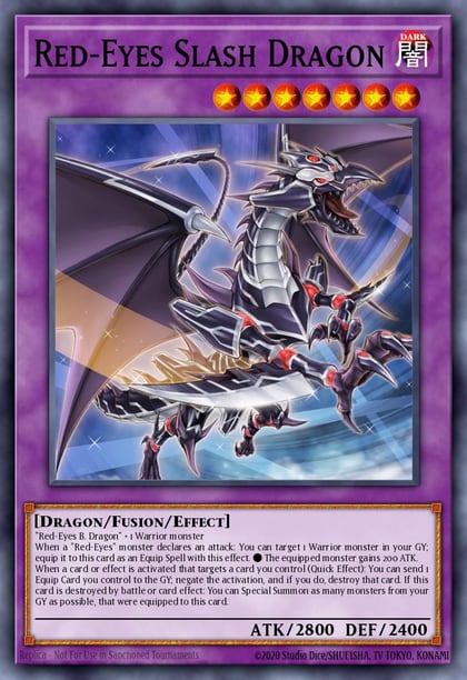 Red-Eyes Slash Dragon, Legendary Duelists LEDU-EN003