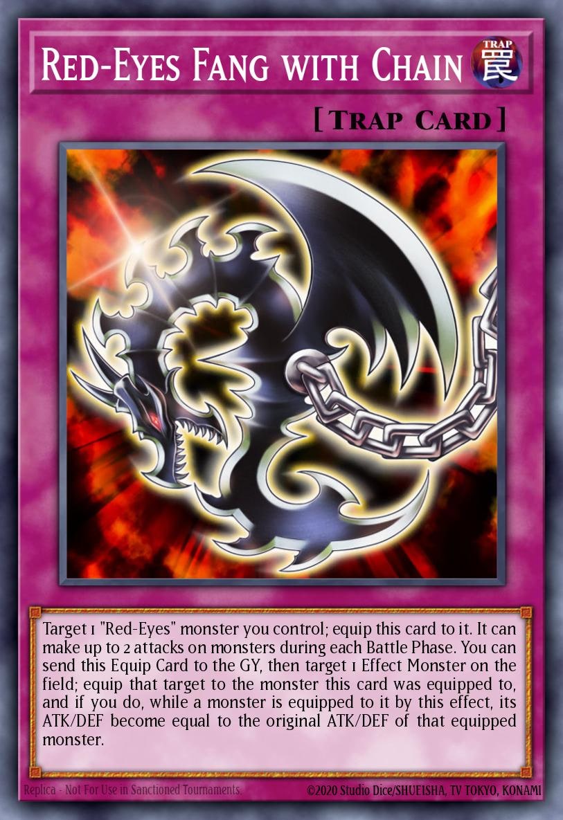 Red-Eyes Fang with Chain, Legendary Duelists LEDU-EN004