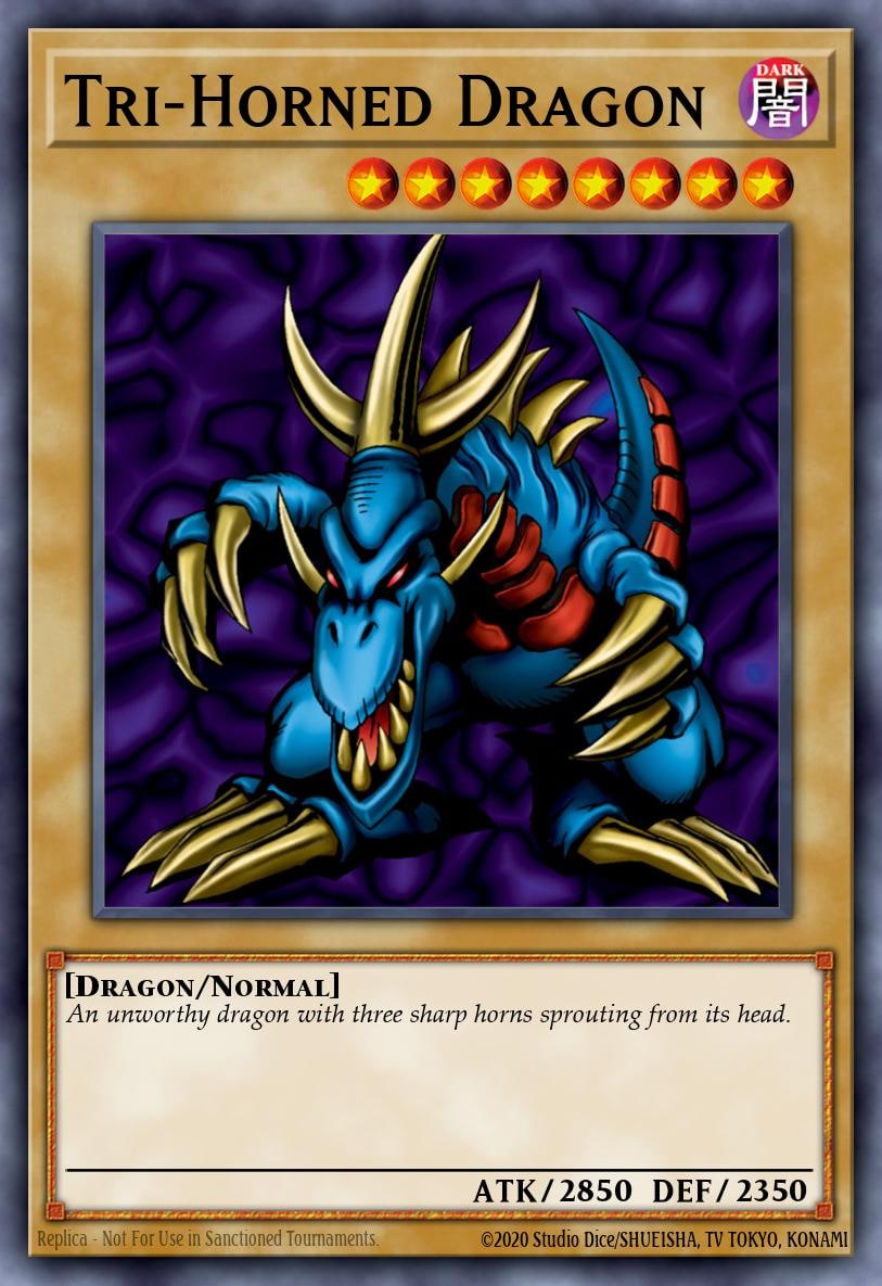Tri-Horned Dragon (LOB-000), The Legend of Blue Eyes White Dragon LOB-000