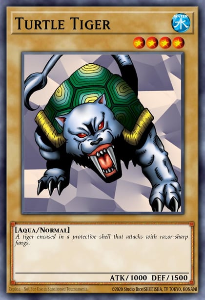 Turtle Tiger, The Legend of Blue Eyes White Dragon LOB-023