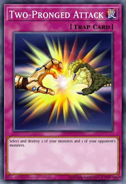 Two-Pronged Attack, The Legend of Blue Eyes White Dragon LOB-061