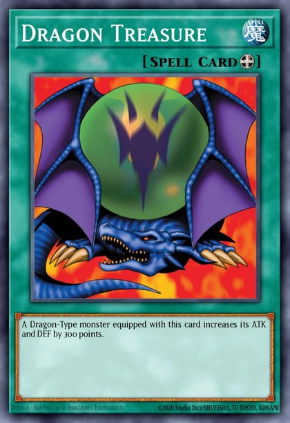 Dragon Treasure, The Legend of Blue Eyes White Dragon LOB-092