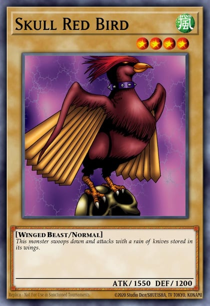 Skull Red Bird, The Legend of Blue Eyes White Dragon LOB-105