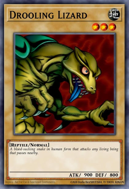 Drooling Lizard, The Legend of Blue Eyes White Dragon LOB-115