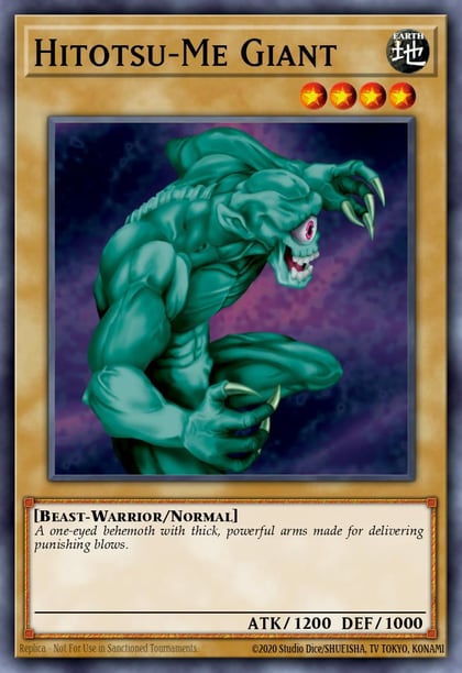 Hitotsu-Me Giant, Legend of Blue Eyes White Dragon (Worldwide English) LOB-EN002