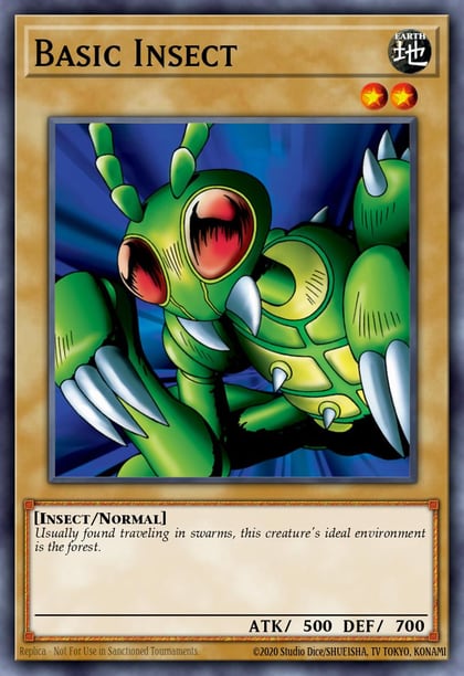 Basic Insect, Legend of Blue Eyes White Dragon (Worldwide English) LOB-EN008