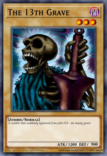 The 13th Grave, Legend of Blue Eyes White Dragon (Worldwide English) LOB-EN014