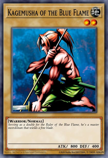Kagemusha of the Blue Flame, Legend of Blue Eyes White Dragon (Worldwide English) LOB-EN028