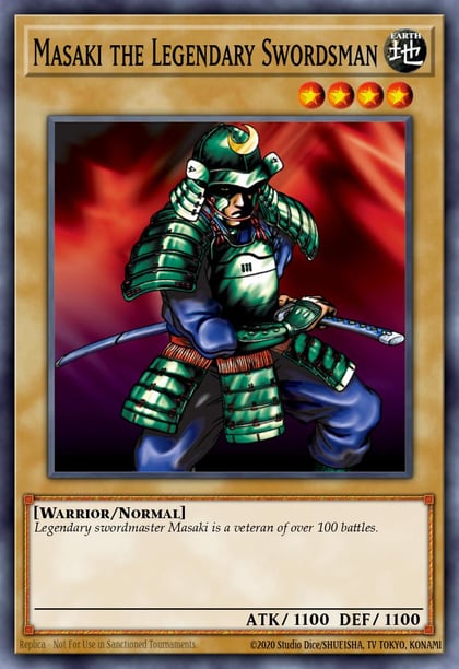 Masaki the Legendary Swordsman, Legend of Blue Eyes White Dragon (Worldwide English) LOB-EN038