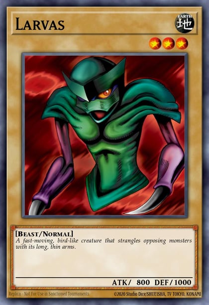 Larvas, Legend of Blue Eyes White Dragon (Worldwide English) LOB-EN073