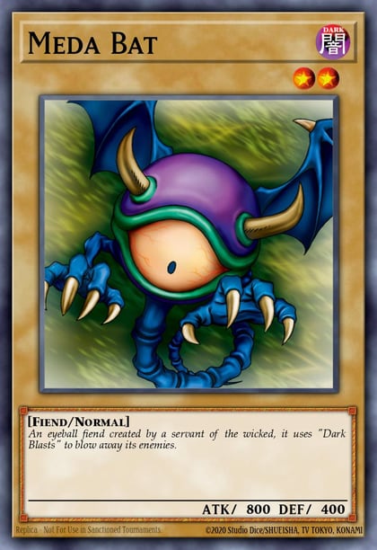Meda Bat, Legend of Blue Eyes White Dragon (Worldwide English) LOB-EN083