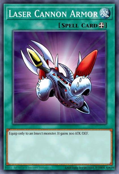 Laser Cannon Armor, Legend of Blue Eyes White Dragon (Worldwide English) LOB-EN089