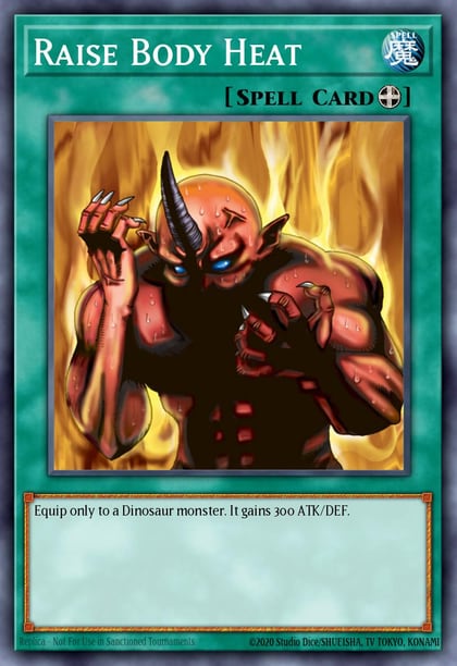 Raise Body Heat, Legend of Blue Eyes White Dragon (Worldwide English) LOB-EN097