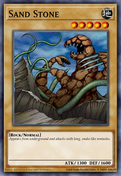 Sand Stone, Legend of Blue Eyes White Dragon (Worldwide English) LOB-EN109