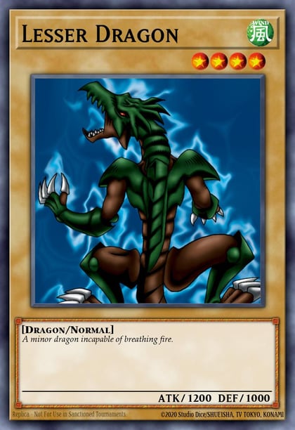 Lesser Dragon, Legend of Blue Eyes White Dragon (Worldwide English) LOB-EN113