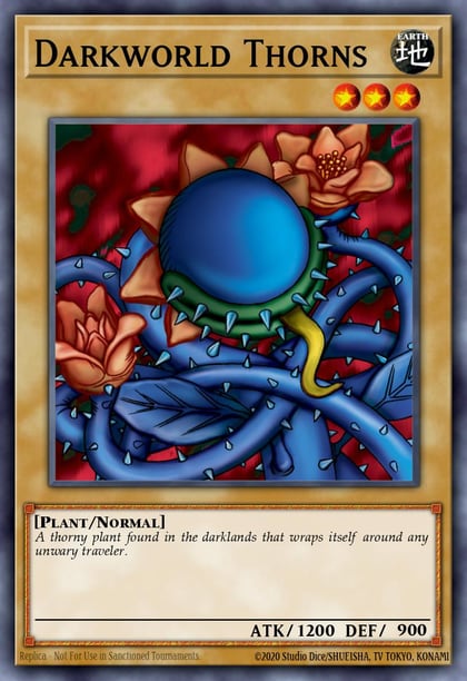 Darkworld Thorns, Legend of Blue Eyes White Dragon (Worldwide English) LOB-EN114