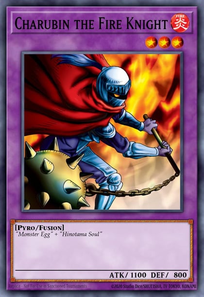 Charubin the Fire Knight, Legend of Blue Eyes White Dragon (25th Anniversary Edition) LOB-EN015
