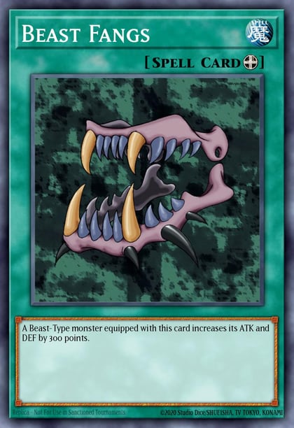 Beast Fangs, Legend of Blue Eyes White Dragon (25th Anniversary Edition) LOB-EN041