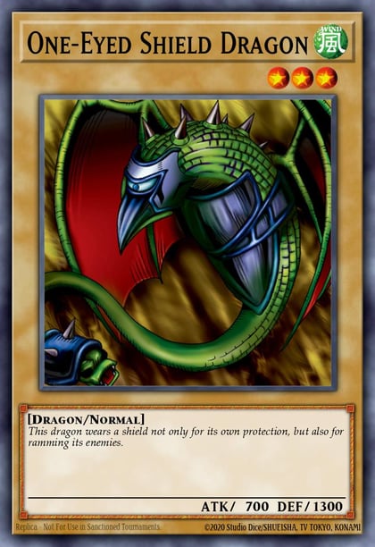 One-Eyed Shield Dragon, Legend of Blue Eyes White Dragon (25th Anniversary Edition) LOB-EN087