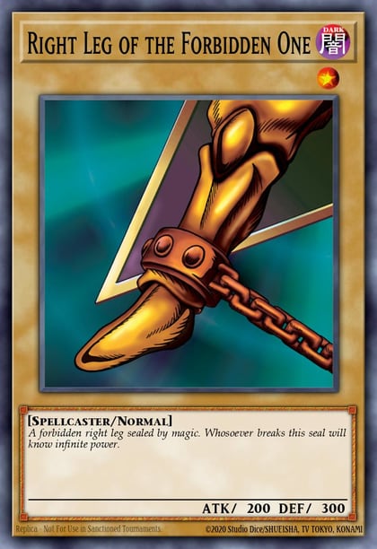 Right Leg of the Forbidden One, Legend of Blue Eyes White Dragon (25th Anniversary Edition) LOB-EN120