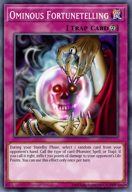 Ominous Fortunetelling, Legacy of Darkness (Worldwide English) LOD-EN094