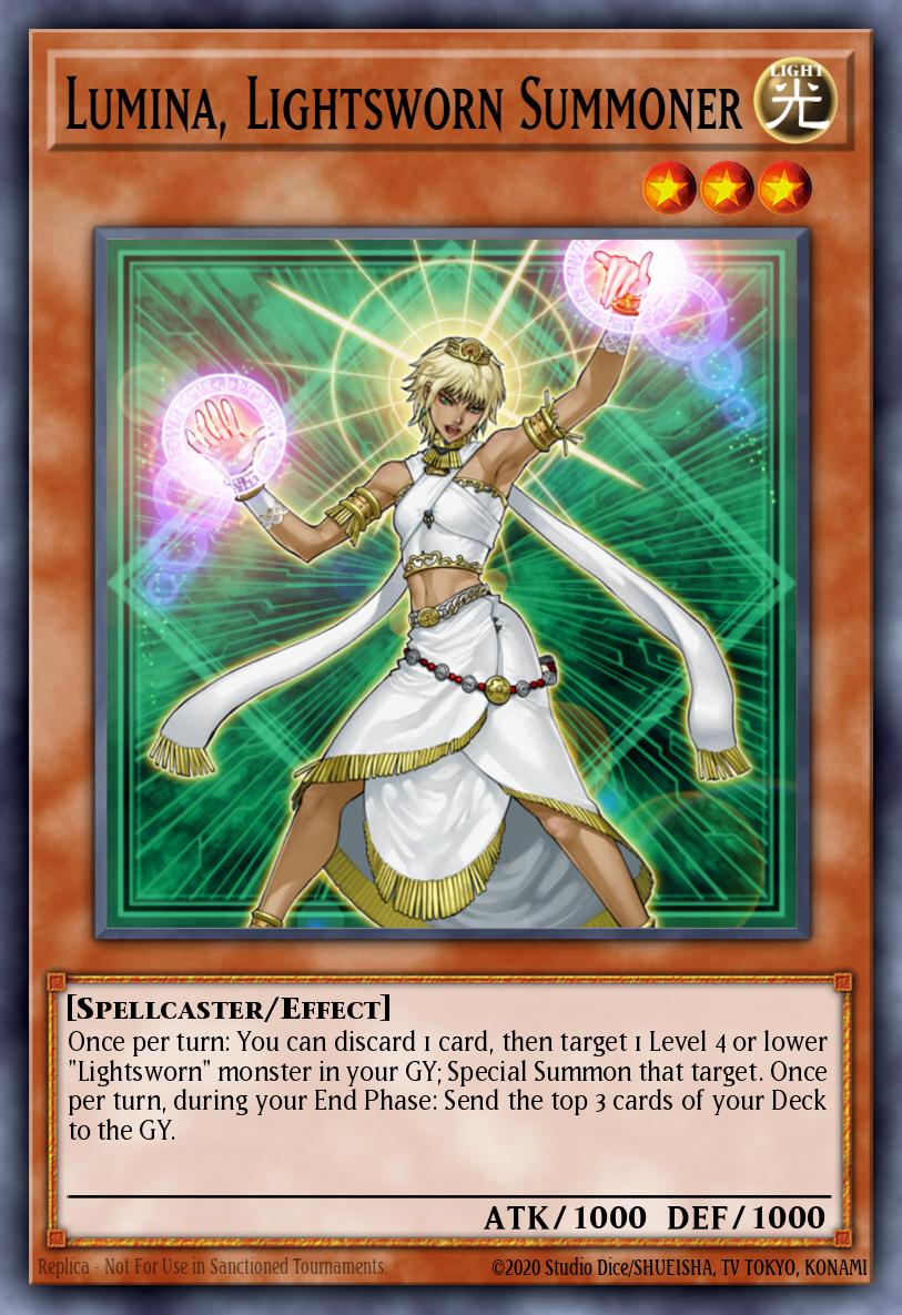 Lumina, Lightsworn Summoner, Light of Destruction (2020 Date Reprint) LODT-EN021