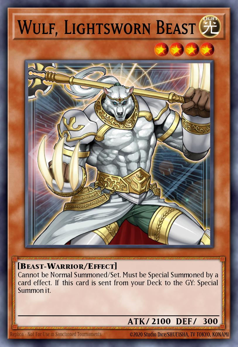 Wulf, Lightsworn Beast, Light of Destruction (2020 Date Reprint) LODT-EN023