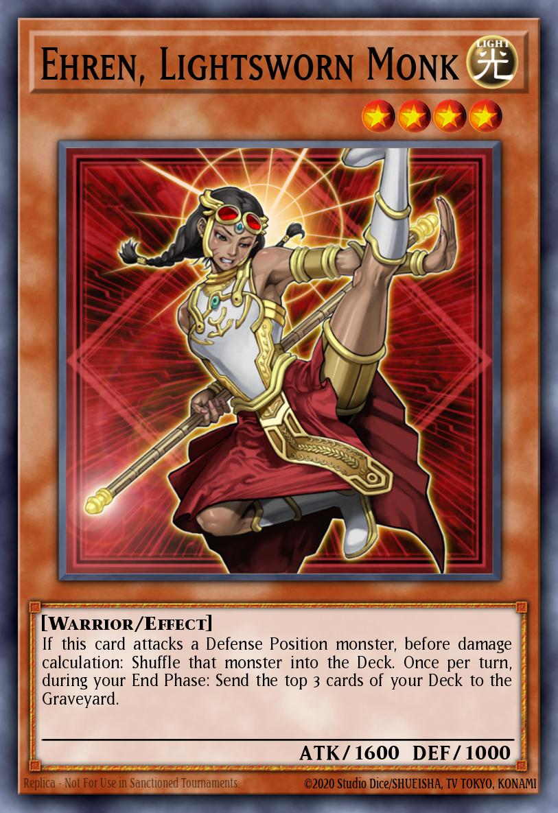 Ehren, Lightsworn Monk, Light of Destruction (2020 Date Reprint) LODT-EN082