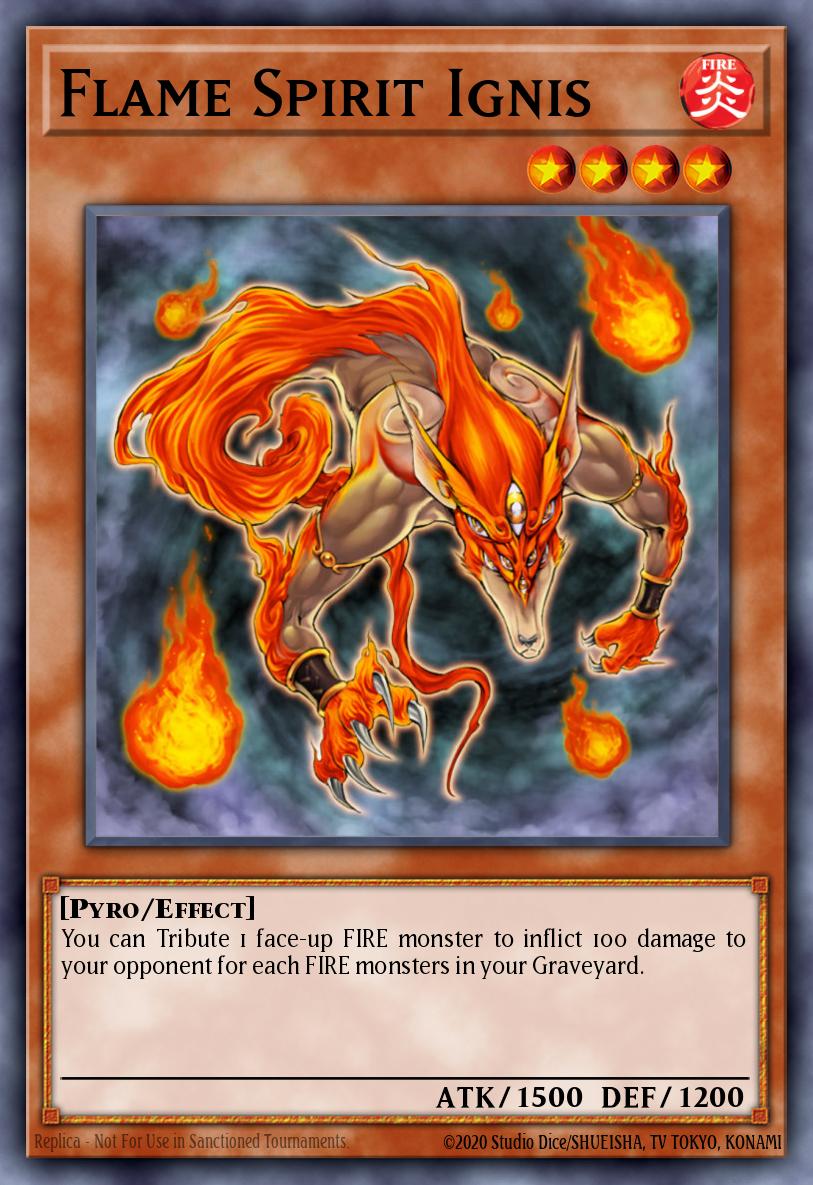 Flame Spirit Ignis, Light of Destruction (2020 Date Reprint) LODT-EN087