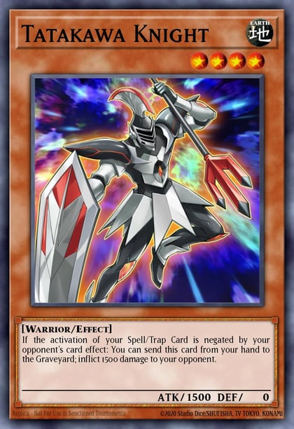 Tatakawa Knight, Lord of the Tachyon Galaxy LTGY-EN005
