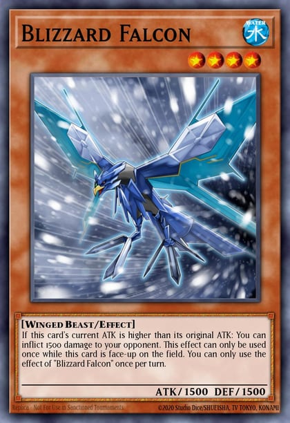 Blizzard Falcon, Lord of the Tachyon Galaxy LTGY-EN012