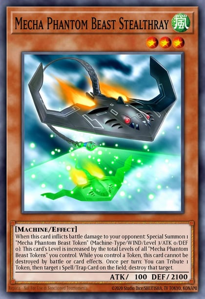 Mecha Phantom Beast Stealthray, Lord of the Tachyon Galaxy LTGY-EN024