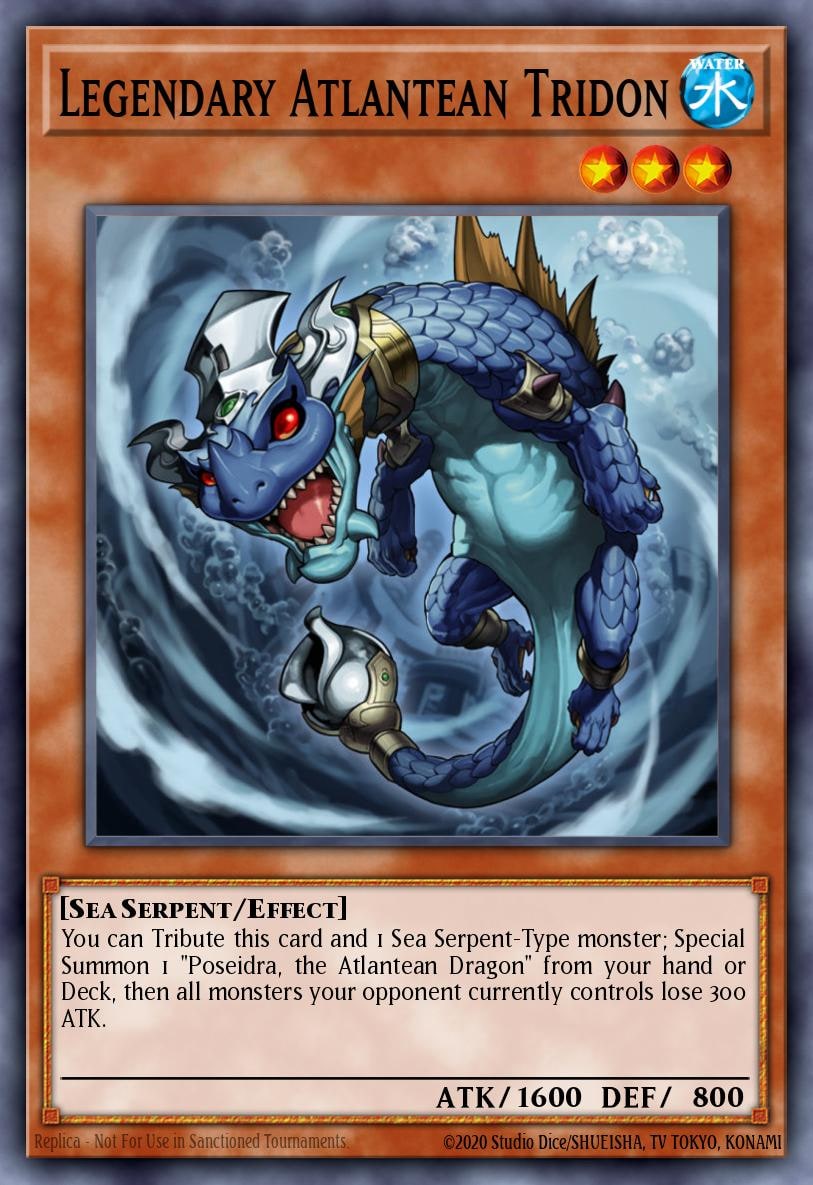 Legendary Atlantean Tridon, Lord of the Tachyon Galaxy LTGY-EN033