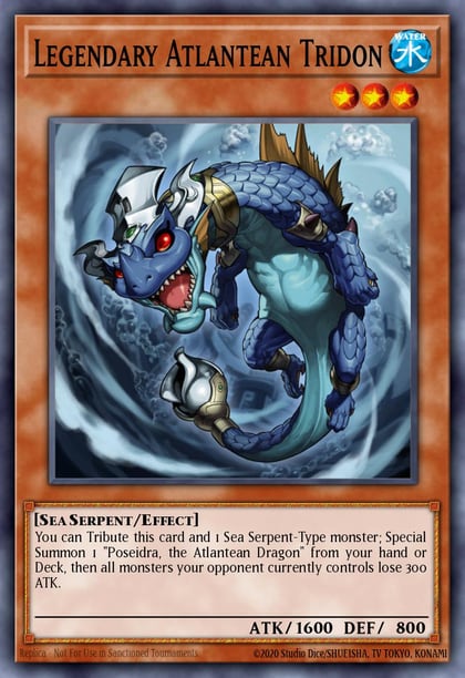Legendary Atlantean Tridon, Lord of the Tachyon Galaxy LTGY-EN033