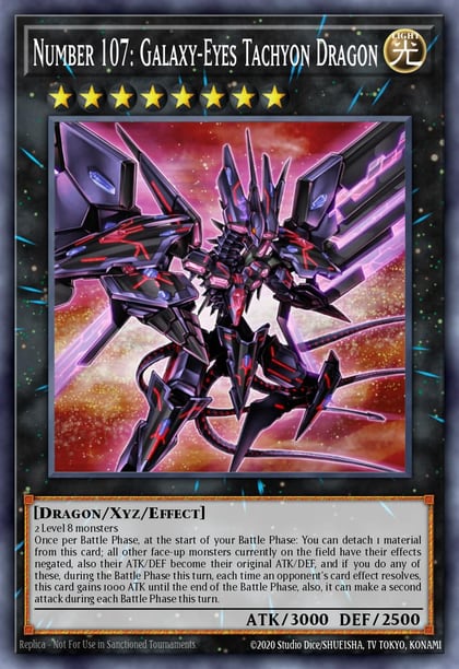 Number 107: Galaxy-Eyes Tachyon Dragon, Lord of the Tachyon Galaxy LTGY-EN044
